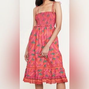 Farm Rio Hot Pepper Midi Dress